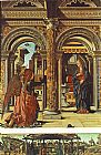 Annunciation and Nativity (Altarpiece of Observation) by Francesco del Cossa